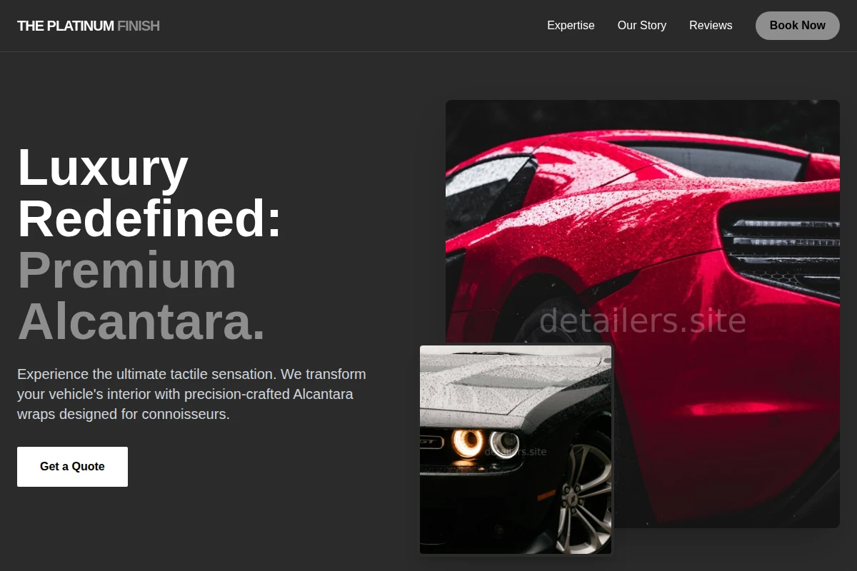 Alcantara Car Wrap